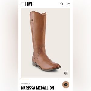 NIB FRYE Marissa Medallion Boot